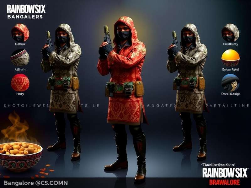 Diwali Dhamaka Skin in Rainbow Six Bangalore Brawlers Rainbow Six Bangalore Brawlers Diwali Skin