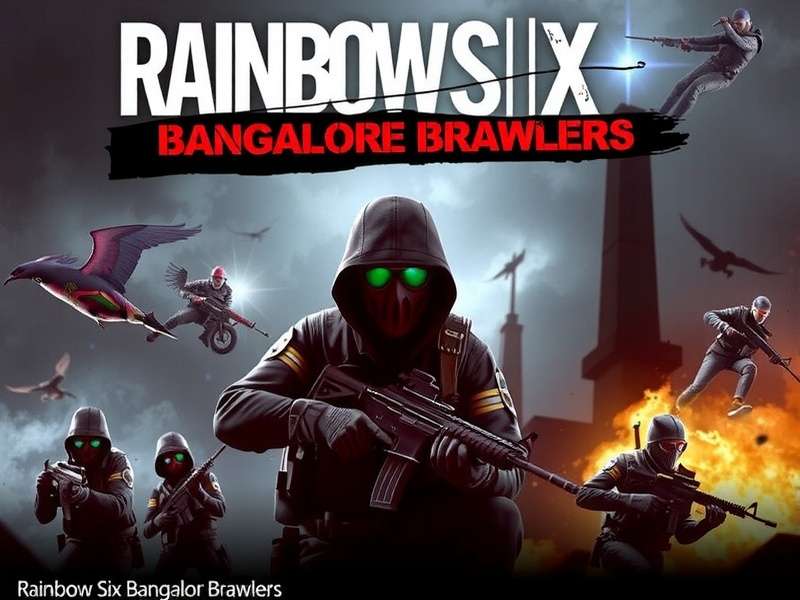 Rainbow Six Bangalore Brawlers Cover Rainbow Six Bangalore Brawlers Official Cover Art